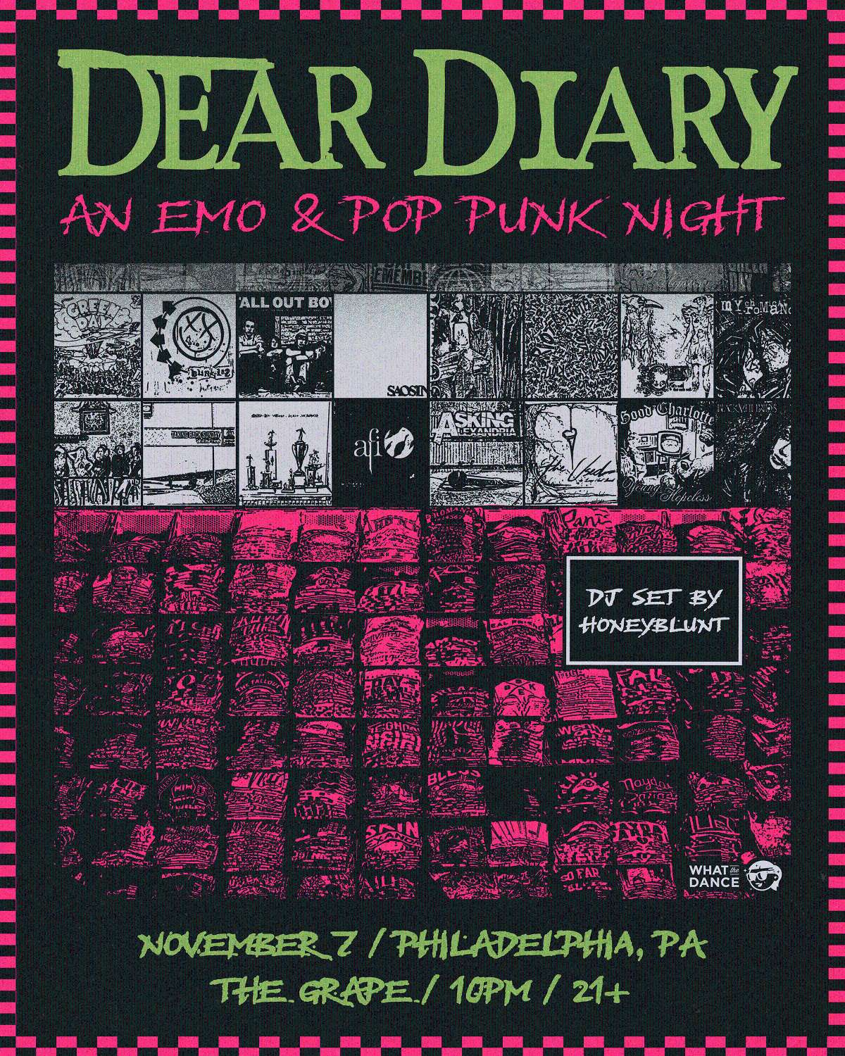 DEAR DIARY: AN EMO & POP PUNK NIGHT